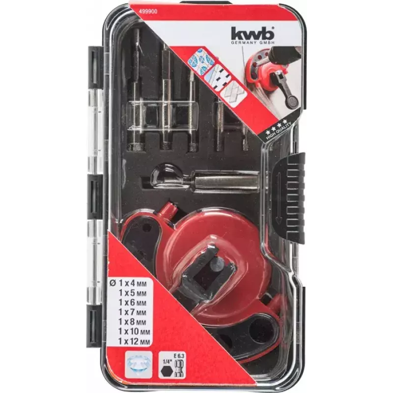 Juego de sierras de corona KWB 499900 7 piezas