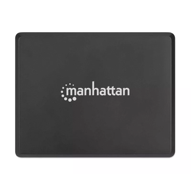 Manhattan Smart Video Multiport Dock, conexiones (x5): conector HDMI, USB-A (x2), USB-C (x2), con Power Delivery al conector USB-C, alimentación interna, ultraligero, cable de alimentación desmontable, negro, tres años de garantía, caja de venta al por menor