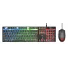 Trust GXT 838 Azor Teclado y ratón gaming USB alemán negro