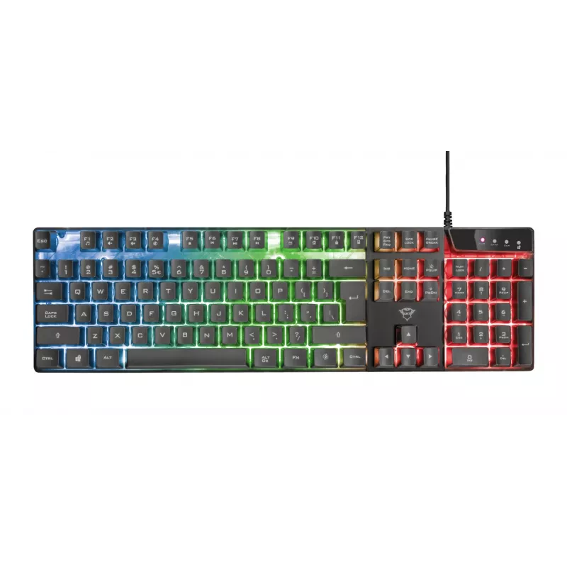 Trust GXT 838 Azor Teclado y ratón gaming USB alemán negro