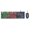Trust GXT 838 Azor Teclado y ratón gaming USB alemán negro