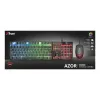 Trust GXT 838 Azor Teclado y ratón gaming USB alemán negro