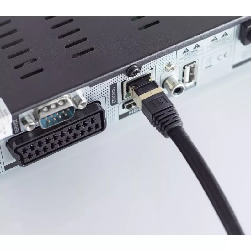 Cable de red ShiverPeaks BS20-60065 negro 7,5 m Cat6a S/FTP