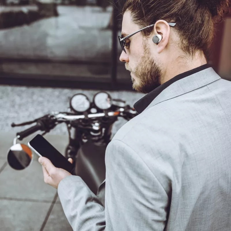 Auriculares Hama Spirit Pure inalámbricos in-ear llamadas/música Bluetooth blancos