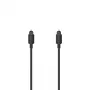 Cable de audio Hama 00305023 1,5 m TOSLINK negro