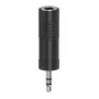 Hama Classic Line Adaptador de audio, clavija jack de 3,5 mm a hembra jack de 6,3 mm, estéreo, 00305038
