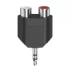 Divisor de audio Hama 00305039 negro