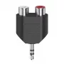 Divisor de audio Hama 00305039 negro