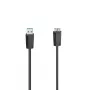 Cable USB Hama 0,75 m Micro-USB A USB A negro 5 Gbit/s