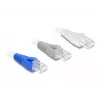 DeLOCK alivio de tensión para conector macho RJ45 recortable, set de 50 uds. multicolor