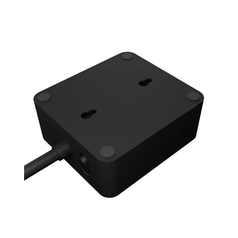ICY BOX IB-MPS2220B-CH alargador 1,9 m 2 tomas AC para interior negro