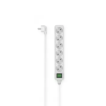 Hama 00223007 alargador 1,4 m 6 salidas AC para interior blanco