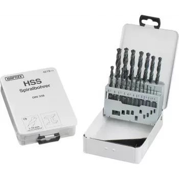 Set de brocas KWB 421944 19 uds. 1,0 - 10 mm brocas helicoidales