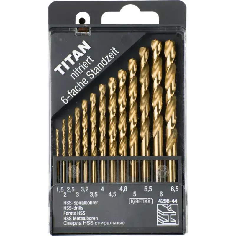 Set de brocas KWB 429844 13 piezas tamaños 1,5-6,5