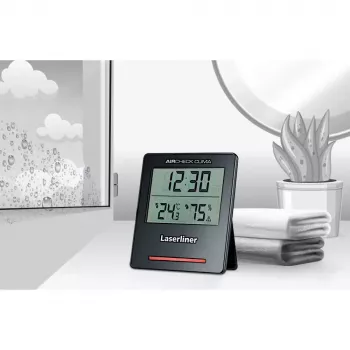 Higrómetro electrónico Laserliner AirCheck Clima Negro Digital 1 unidad