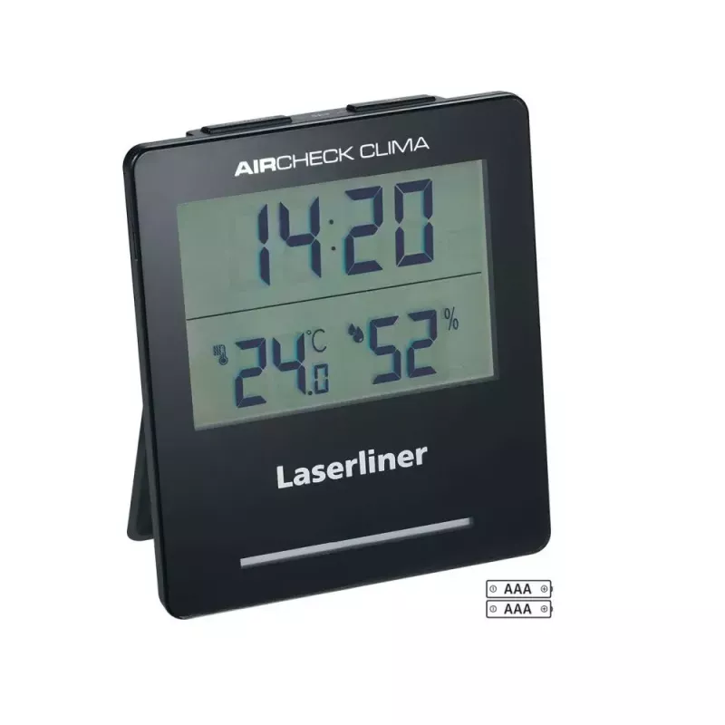 Higrómetro electrónico Laserliner AirCheck Clima Negro Digital 1 unidad