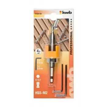 Broca individual KWB 512004 4 mm Hexagonal