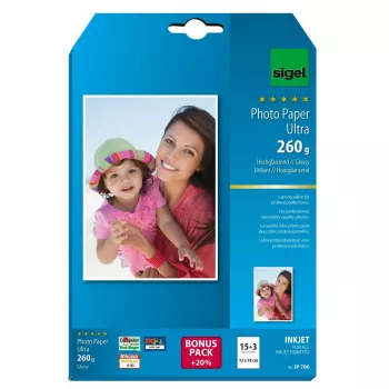 Papel fotográfico brillante Sigel InkJet Ultra IP706