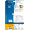 Etiquetas de impresora autoadhesivas HERMA Labels A4 70x36 mm blanca extra adherente papel mate 600 unidades