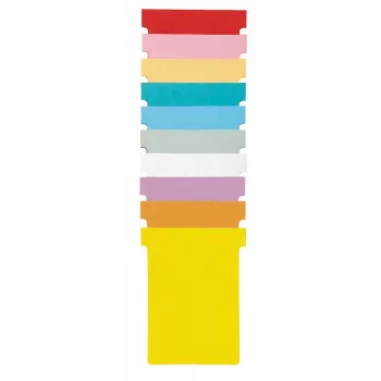 Nobo Tarjetas T tamaño 4 azul (100), tarjeta T, azul, estándar, 100 unidades, 123 mm, 20 mm