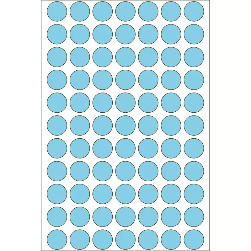 Etiquetas multiusos HERMA 2464 uds. azul redondas 13 mm