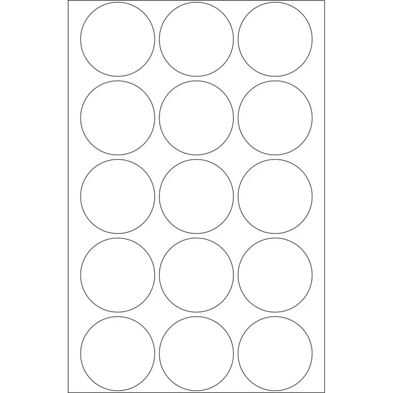 Etiquetas multiusos HERMA 480 uds. Ø 32 mm redondas papel blanco