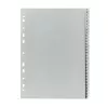 Índice de pestañas Herlitz 10843712 gris