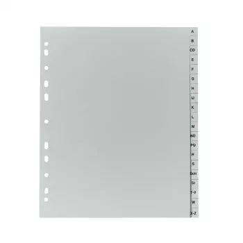Índice de pestañas Herlitz 10901718 gris