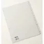 Rexel separadores de PP, gris, alfabético, separador alfabético, polipropileno (PP), gris, A4, 226 mm, 297 mm