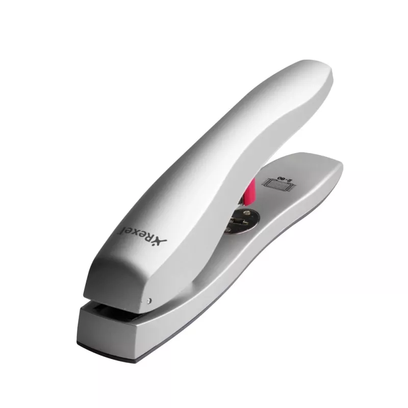 Rexel Odyssey 2100048 grapadora de alto rendimiento, 60 hojas, 30 % menos esfuerzo, plateada