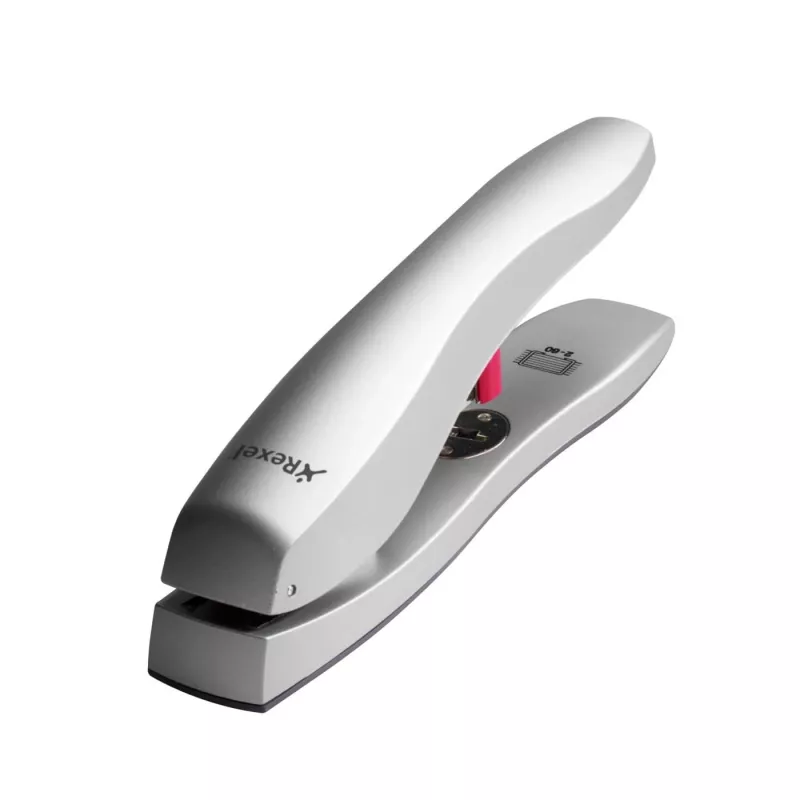 Rexel Odyssey 2100048 grapadora de alto rendimiento, 60 hojas, 30 % menos esfuerzo, plateada