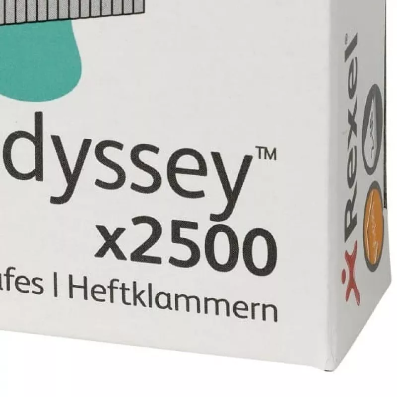 Rexel Odyssey 2100050 grapas, acero galvanizado, 2500 uds.