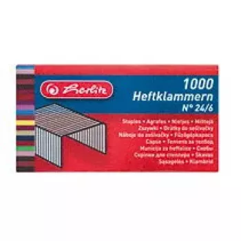 Grapas Herlitz 8760514 1000 grapas 24/6 metal