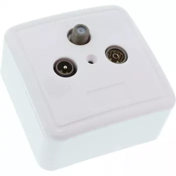 Toma de antena apantallada AP/UP set InLine 69983