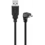 Cable USB 2.0 Hi-Speed Goobay 95343 90° negro 1,8 m