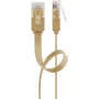 Cable de red Goobay 95880 marrón 1 m Cat6 U/UTP