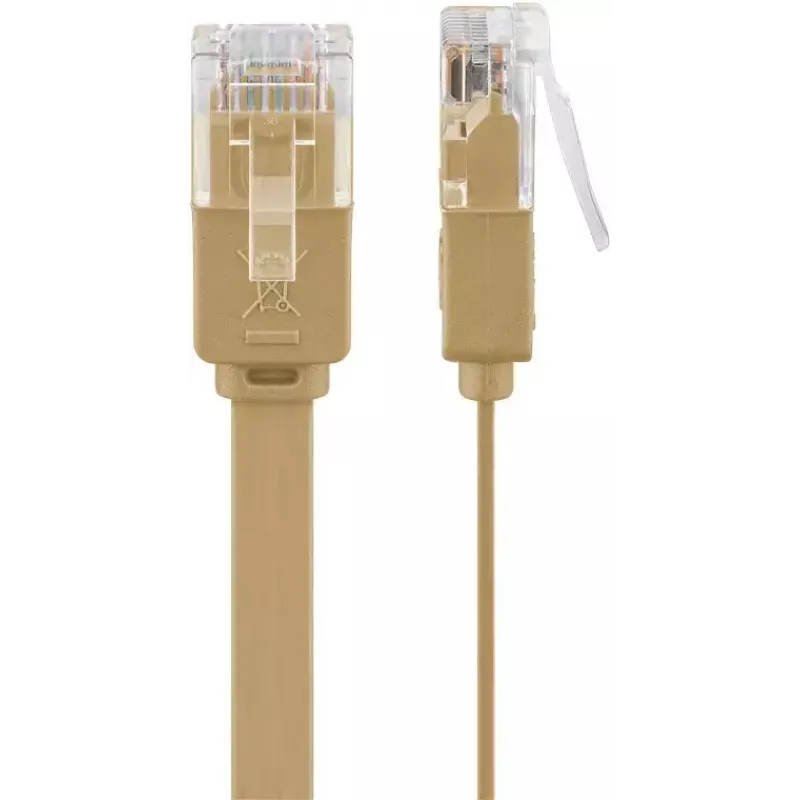 Cable de red Goobay 95886 marrón claro 3 m Cat6 U/UTP