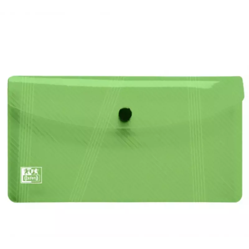 Carpeta de sobres Oxford 400031413 polipropileno (PP) azul verde gris rosa lila transparente DL