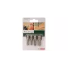 Bosch 2609255904 Juego de llaves de vaso con vástago hexagonal de 1/4 de pulgada, 4 piezas