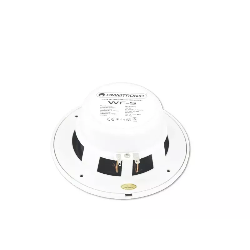 Altavoz de 2 vías Omnitronic 80710864 Blanco Cableado 25 W