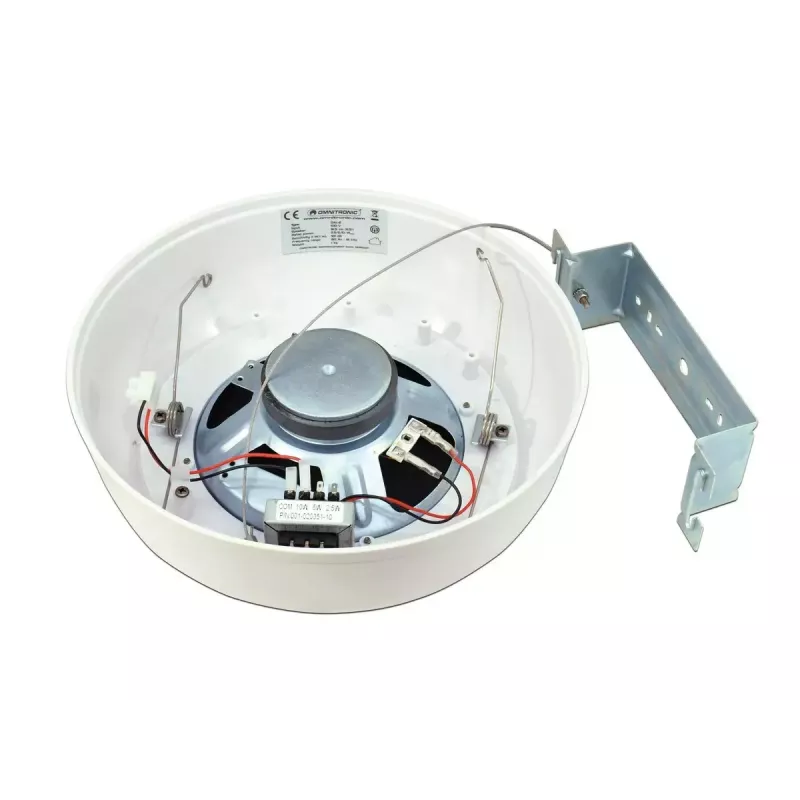 Altavoz de rango completo Omnitronic 80710442 blanco con cable 10 W