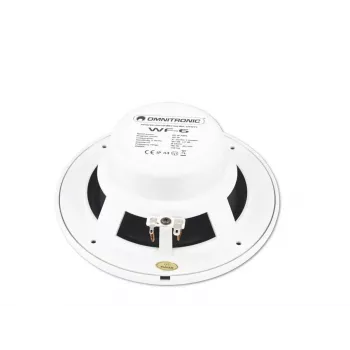 Altavoz de 2 vías Omnitronic 80710865 blanco con cable 25 W