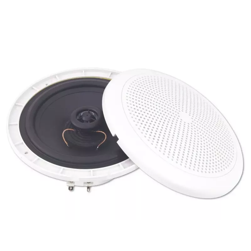 Altavoz de 2 vías Omnitronic 80710865 blanco con cable 25 W