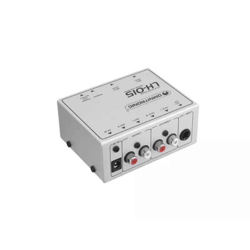 Mezclador Omnitronic LH-015 2 canales 20 - 20000 Hz gris