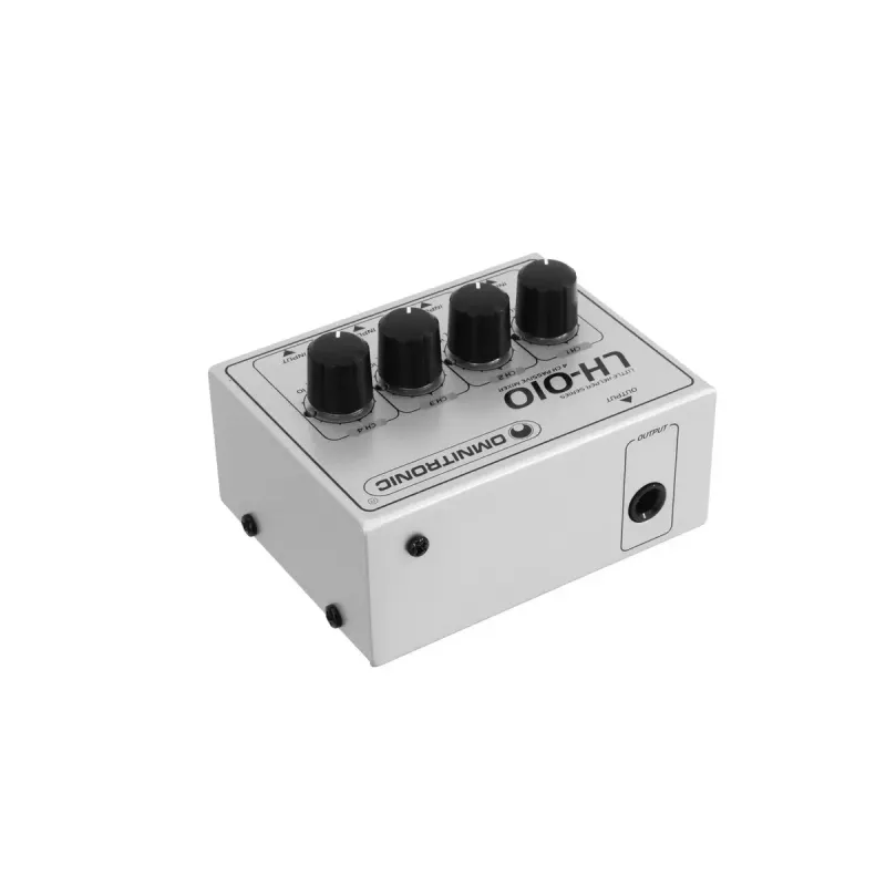 Mezclador Omnitronic LH-010 4 canales 20-20000 Hz plateado