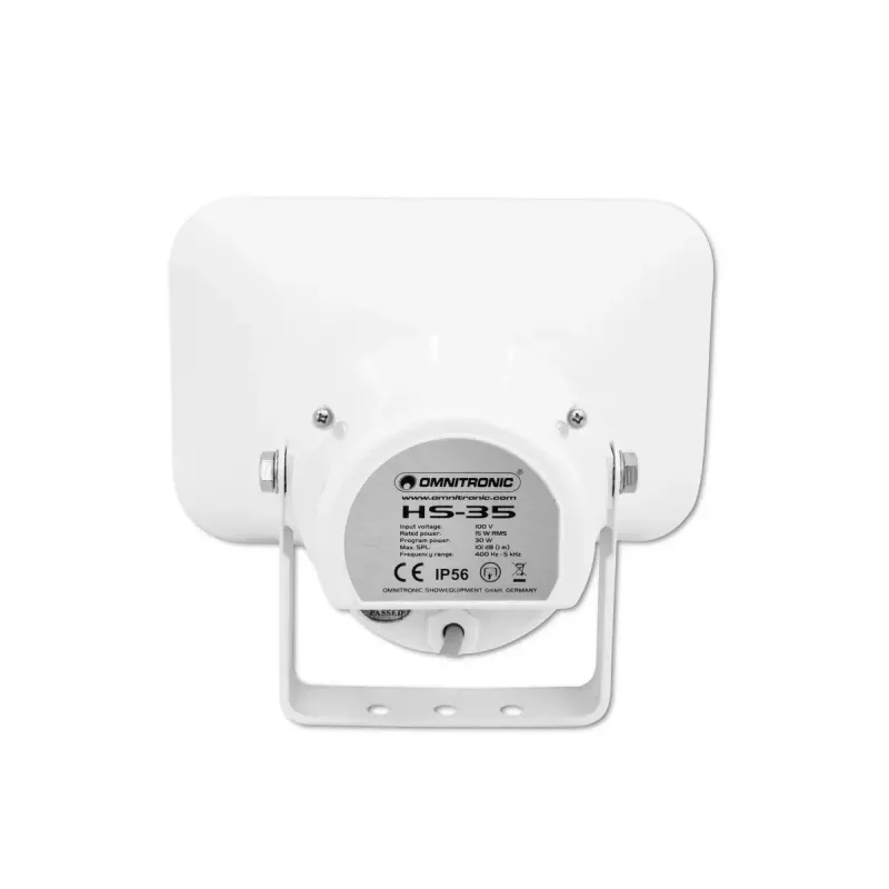 Altavoz Omnitronic 80710811 blanco con cable 15 W