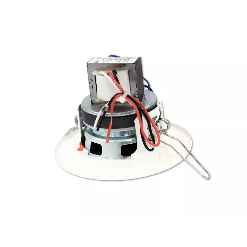 Altavoz de 2 vías Omnitronic 80710202 blanco con cable 6 W
