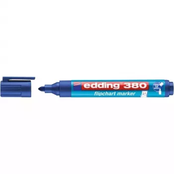 Rotulador Edding 4-380 — punta redonda, tinta azul, unidad suelta, 16,6 g