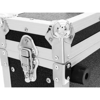 Flightcase Roadinger 30107202 contrachapado negro plata 5,8 kg