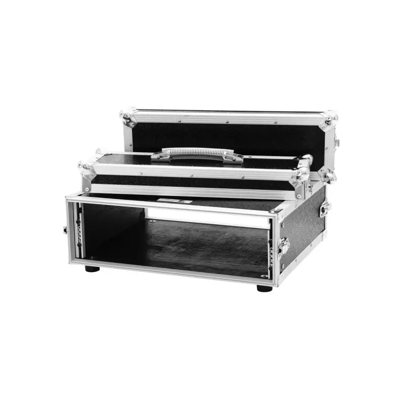 Flightcase Roadinger 30107202 contrachapado negro plata 5,8 kg